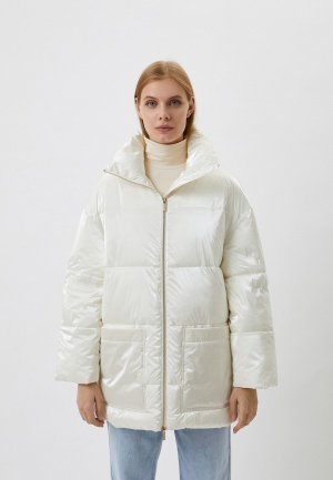 Куртка утепленная Armani Exchange. Цвет: белый