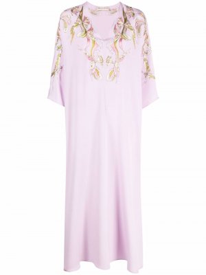 Пляжное платье с принтом Farfalle Emilio Pucci. Цвет: фиолетовый