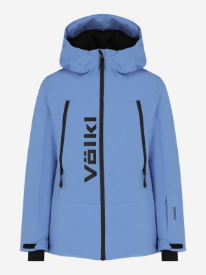 Куртка утепленная для девочек , Синий Volkl. Цвет: синий