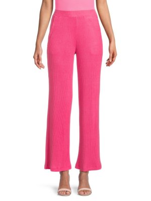 Широкие брюки в рубчик Astrid , цвет Hot Pink Velvet