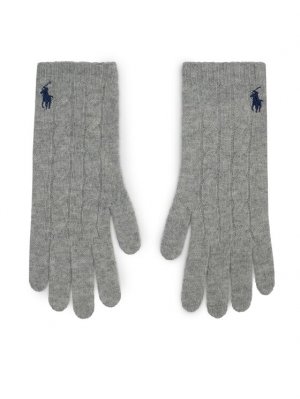 Женские перчатки , серый Polo Ralph Lauren