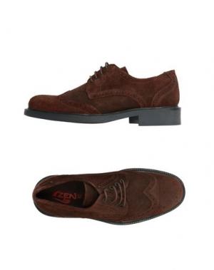 Обувь на шнурках ZEN. Цвет: темно-коричневый