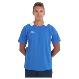 Мужская беговая футболка MIZUNO U2GA5A51 22 TRAD TEE ( S). Цвет: голубой