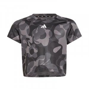 Детская укороченная рубашка с сезонным принтом Essentials AEROREADY Adidas