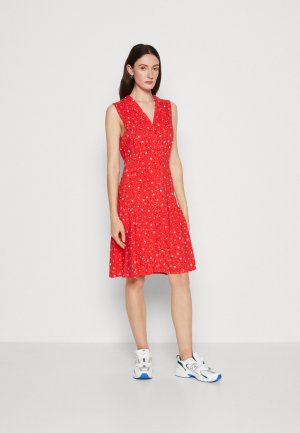 Платье-рубашка , красный Lindex