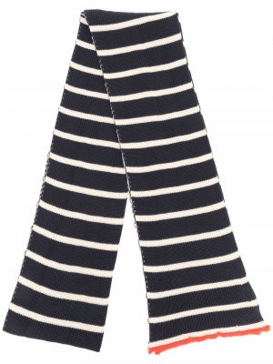 Stripe-print scarf Alysi. Цвет: синий