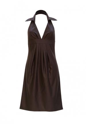 Платье Ано Шоколадный фонтан. Цвет: коричневый