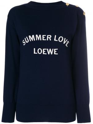 Вязаный свитер Summer love Loewe
