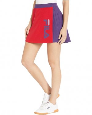 Юбка Asami Skirt, цвет Chinese Red/Crown Purple/Black Fila