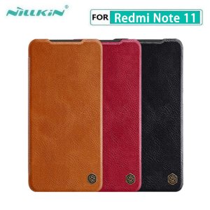 Для Redmi Note 11 чехол Qin Series чехол-кошелек из искусственной кожи с подставкой телефона Xiaomi Note11 5G NILLKIN