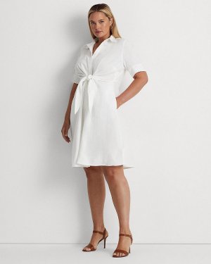 Платье-рубашка большого размера с расклешенной юбкой Ralph Lauren