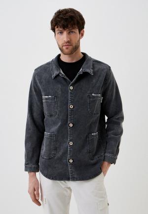 Куртка джинсовая Berna. Цвет: серый