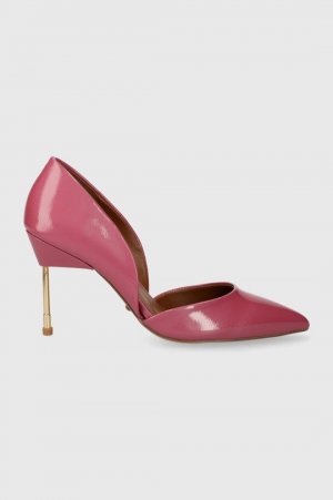 Кожаные туфли Bond 90 на высоком каблуке , розовый Kurt Geiger London