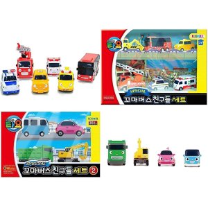 Origin Korea Model -  Little Bus Friends Special Mini 10 PC Toy Set Tayo