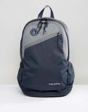 Темно-синий рюкзак Substrate Volcom. Цвет: темно-синий
