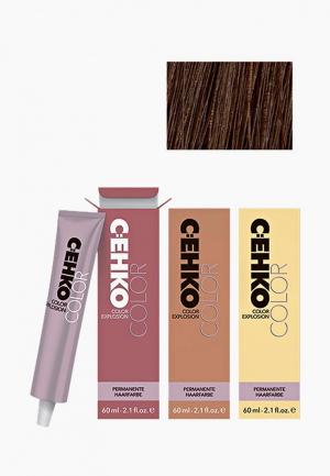 Краска для волос Cehko Color Explosion, 7/77 Латте Макьято/Latte Macchiato, 60 мл. Цвет: коричневый