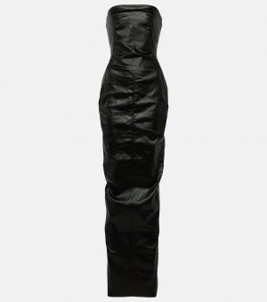 Джинсовое платье с бюстье , черный Rick Owens