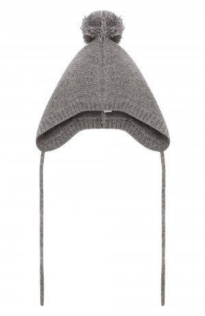 Кашемировая шапка Les Lutins. Цвет: серый