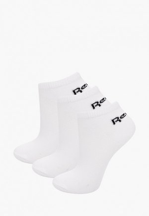 Носки 3 пары Reebok Kids inside socks. Цвет: белый