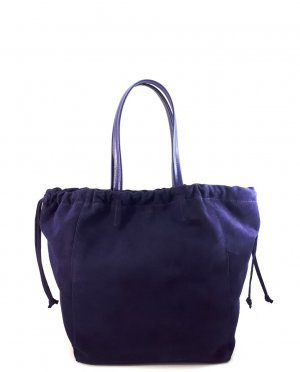 Женская сумка через плечо с двумя ручками из фиолетовой кожи , фиолетовый Dimoni
