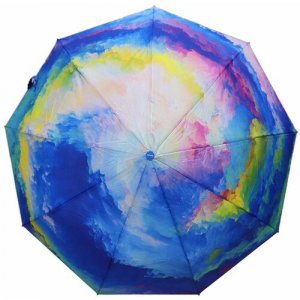 Смарт-зонт, голубой Crystel Eden. Цвет: голубой/лазурный