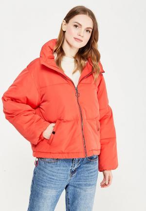 Куртка утепленная Jennyfer. Цвет: красный