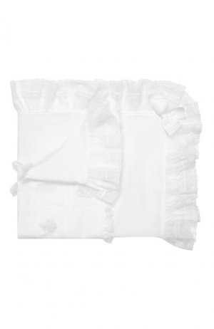 Хлопковое одеяло Aletta. Цвет: белый