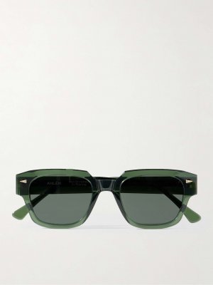 Солнцезащитные очки Rivoli в D-образной оправе из ацетата, зеленый Ahlem