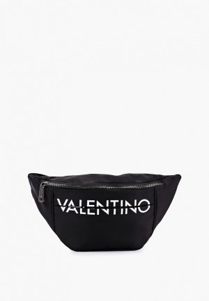 Сумка поясная Valentino Bags. Цвет: черный
