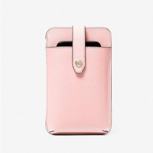 Сумка кросс-боди Michael Kors Saffiano Leather Smartphone, розовый