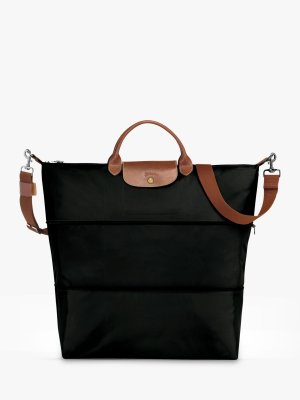 Оригинальная расширяемая дорожная сумка Le Pliage , черный Longchamp