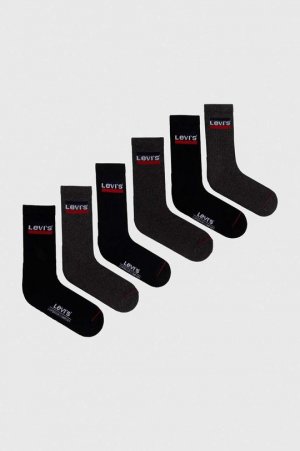 6 упаковок носков Levi's, серый Levi's