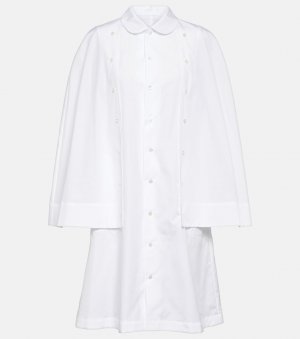 Платье-рубашка из хлопкового поплина , белый Noir Kei Ninomiya