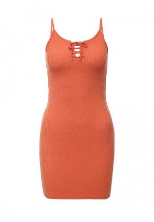Платье Topshop. Цвет: оранжевый