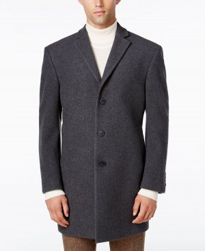 Мужское пальто x-fit из смесовой шерсти prosper , мульти Calvin Klein