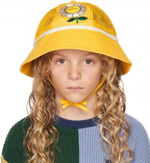 Детская желтая шляпа от солнца Mr. Flower Mini Rodini