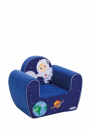 Игрушка Paremo Бескаркасное (мягкое) детское кресло Экшен, Космонавт. Цвет: синий