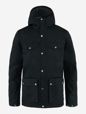 Куртка утепленная мужская Greenland Winter, Черный Fjallraven. Цвет: черный