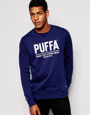 Logo Sweatshirt Puffa. Цвет: темно-синий