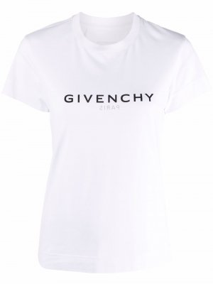 Футболка узкого кроя с логотипом Givenchy. Цвет: белый