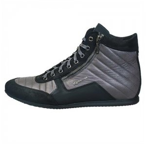 Мужские кроссовки из натуральной кожи D00D-1053-ZD03-00V00 Conhpol. Цвет: черный/серый