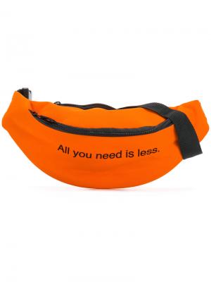 Поясная сумка All You Need Is Less F.A.M.T.. Цвет: жёлтый и оранжевый