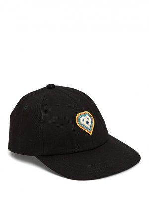 Черная мужская шляпа с логотипом Casablanca