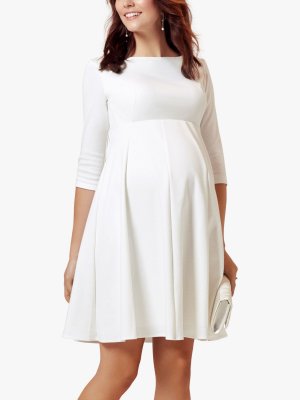 Платье для беременных Sienna, кремовое Tiffany Rose