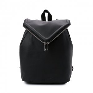 Кожаный рюкзак Bottega Veneta. Цвет: серый
