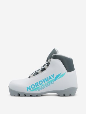Ботинки для беговых лыж детские Bliss, Серый Nordway. Цвет: серый