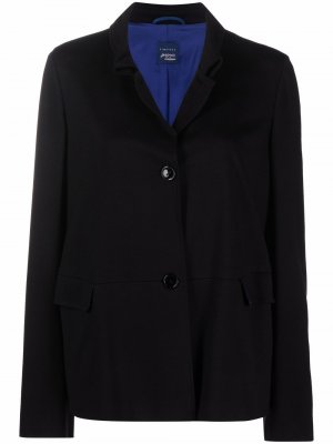 Однобортная куртка Marina Rinaldi. Цвет: черный