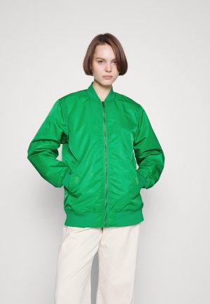 Куртка-бомбер , зеленый mbyM