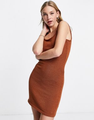 Трикотажное пляжное платье коричневого цвета Suki-Коричневый цвет Rhythm