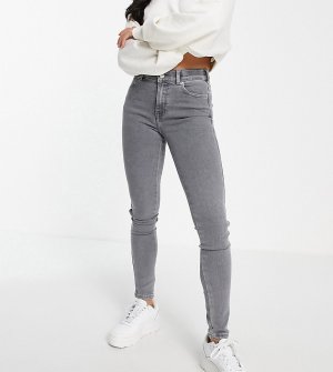 Выбеленные серые джинсы суперзауженного кроя с классической посадкой Lexy-Серый Dr Denim Petite